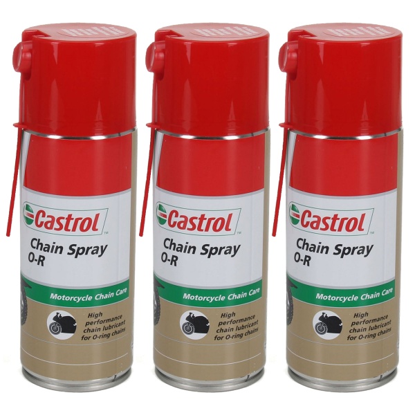 Set 3 Buc Castrol Chain Spray O-R Spray Lubrifiant Lant 400ML 156B83